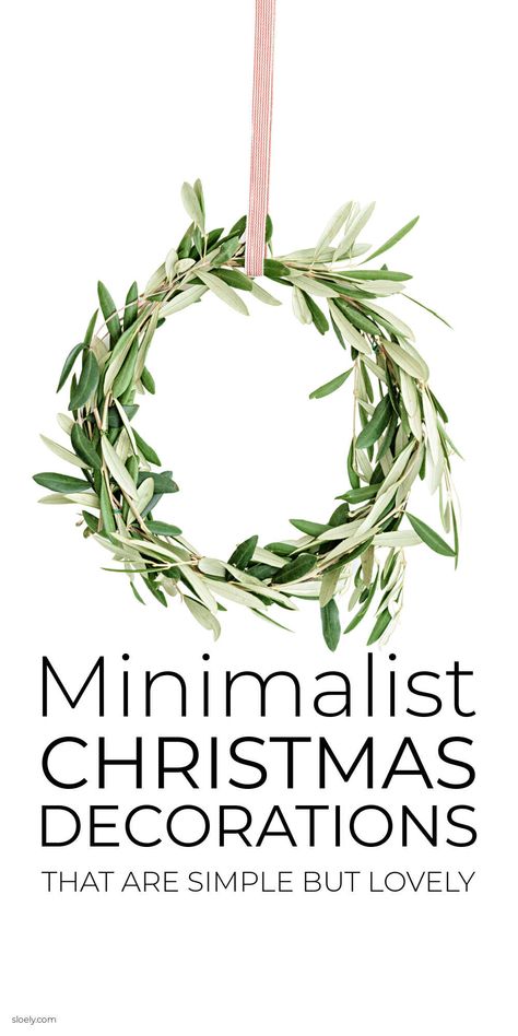 Minimalist Christmas decorations you can make quick and easily for simple but lovely Scandinavian inspired Christmas decor including minimalist Christmas wreaths, trees, ornaments & table decor. #minimlistChristmas #simplechristmasdecor #scandinavianchristmas #minimalistchristmasdecor Scandinavian Christmas Mantle Ideas, Christmas Wreath Minimalist, Scandinavian Xmas Decor, Simple Neutral Christmas Decor, Modern Christmas Wreath Ideas, Simple Xmas Decor, Minimal Outdoor Christmas Decor, Late Winter Decor, Christmas Decor Minimal