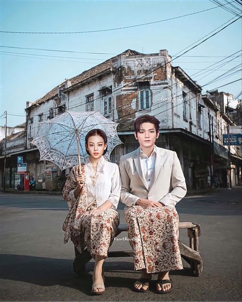 Jennie Taeyong Pre Wedding Photoshoot Theme, Pose Prewedding, Javanese Wedding, Baju Kahwin, Indonesian Wedding, Prewedding Outdoor, Pre Wedding Photoshoot Outfit, Korean Wedding Photography, Wedding Photo Studio