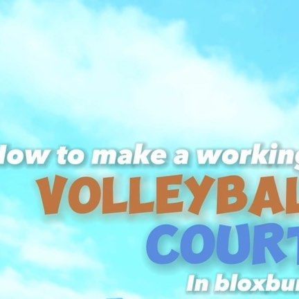 Stanasaur on Instagram: "#bloxburg volleyball court" Volleyball Bloxburg, Bloxburg Volleyball Court, How To Makw, Bloxburg Hacks, Volleyball Court, Volleyball Net, Bloxburg Ideas, Health Habits, Volleyball