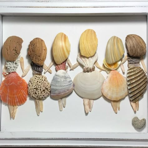 Ideas To Use Seashells, Seashell Diy, Seashell Art Diy, Deco Marine, Shell Ideas, Art Coquillage, Oyster Shell Crafts, Seashell Projects, Shell Craft