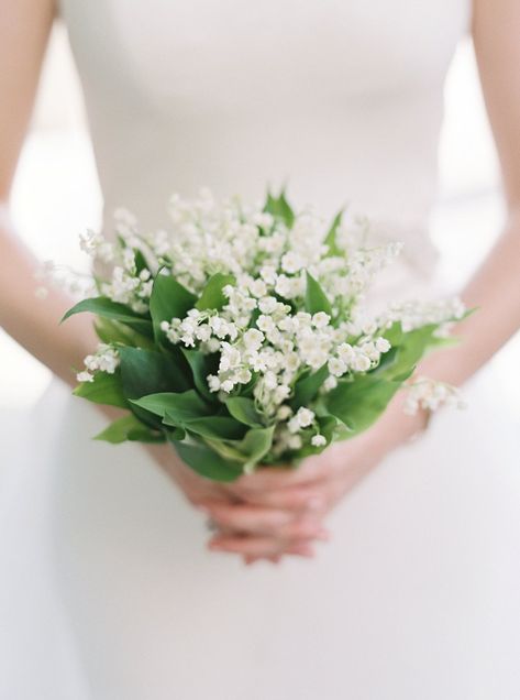 Read More: https://www.stylemepretty.com/2018/03/27/elegant-biltmore-hotel-miami-fall-wedding/ Lily Of The Valley Bridal Bouquet, Lily Of The Valley Bouquet, Martha Weddings, Flower Meanings, Maine Wedding, Martha Stewart Weddings, Tuscany Wedding, Miami Wedding, Wholesale Flowers