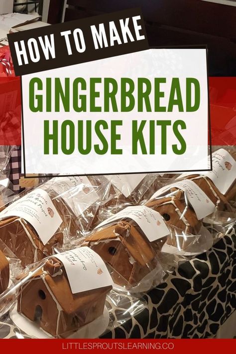 Make Gingerbread House, Fun Gingerbread House, Gingerbread House Kit, Gingerbread House Recipe, In Home Daycare, How To Make Gingerbread, Make A Gingerbread House, Childcare Business, Gardening With Kids