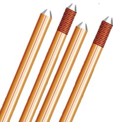 We offer Copper Bonded Earth Rods that eliminate electrolytic action and also effectively reduce the chances of corrosion. The components used for their fabrication are of high grade that ensure their optimum performance. Our products meet the requirements of our clients and are in compliance with industry standards. We are one of the best copper bonded rod manufacturers in delhi. Grounding Rod, High Grade, Copper, India, Range, Quick Saves