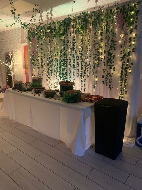 Mid Summer Nights Dream Prom Theme, Fantasy Homecoming Theme, Prom Themes Enchanted Garden, Prom Garden Decorations, Vine Themed Party, Garden Theme Prom Decorations, Whimsical Prom Theme, Enchanted Forest Ball Theme, Prom 2023 Theme