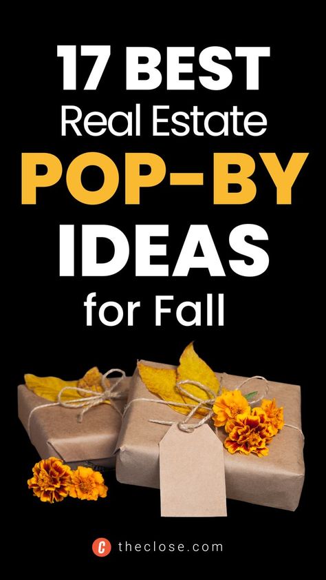 17 Clever Real Estate Pop-by Ideas to Get More Referrals in 2023 Real Estate Pop Byes, Realtor Thanksgiving Gifts, October Referral Gifts, Thanksgiving Marketing Ideas Real Estate, Apple Pop Bys Real Estate, Halloween Popbys Real Estate, Real Estate Drop By Gifts, Real Estate Listing Gifts, Real Estate Thanksgiving Pop By