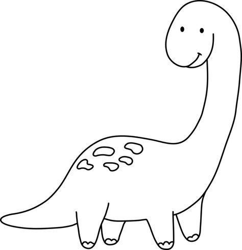 Dino Line Art, Cartoon Outline, Dinosaur Outline, Tye Dye Patterns, Dye Patterns, Kids Projects, Cartoon Dinosaur, Icon Icon, Outline Drawings