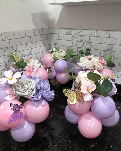 Butterfly Table Centerpieces Diy, Centerpiece Butterfly, Butterfly Birthday Party Centerpieces, Center Piece Decoration, Butterfly Party Decorations Centerpieces, Butterfly Party Centerpieces Diy, Spring Theme Centerpieces, Butterfly Birthday Centerpieces Diy, Fairy 1st Birthday Party Ideas Diy