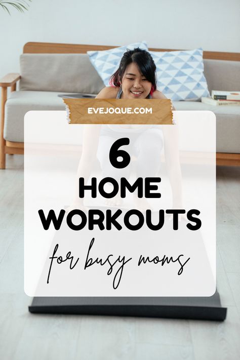 Unlock the power of home workouts for busy moms! Get energized, strong, and healthy with these quick and efficient exercises. Start now! Stay At Home Mom Workout, Stay At Home Mom Workout Routine, Exercise For Busy Moms, Quick Workout For Busy Moms, Busy Mom Workout, Tabata Training, Cardio Kickboxing, Hiit Session, Cardio At Home