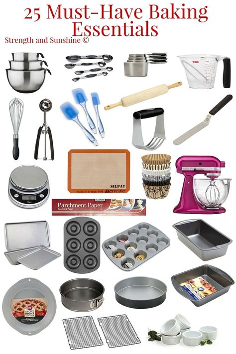 From fledgling home bakers to professional pastry chefs, some baking essentials are a must-have. Soon everyone will be whisking their way to greatness. Kitchen Essentials List, Baking Equipment, Baking Utensils, Baking Business, Baking Essentials, Allergy Free Recipes, Cake Business, Home Bakery, Bakery Business