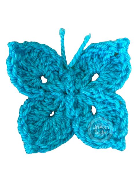 Small Butterfly Crochet Pattern, Mini Crochet Butterfly Free Pattern, Crochet Butterfly Bookmark Free Pattern, How To Crochet A Butterfly, Crocheted Butterfly Pattern Free, Free Crochet Butterfly Pattern, Free Butterfly Crochet Pattern, Easy Flower Crochet Patterns Free, Crochet Butterfly Free Pattern Easy