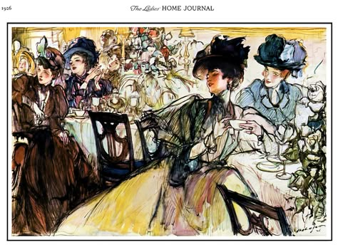 Illustration for The Ladies' Home Journal by Henry Patrick Raleigh Arte Inspo, Ap Art, Sketchbook Ideas, Shrek, Art Portfolio, Painting Illustration, 그림 그리기, The Taste, Art Styles