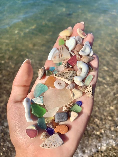 Friendship Questionnaire, Collect Seashells, Cottagecore Beach, Pinecrest Lake, Sea Glass Collection, Collecting Rocks, Collecting Shells, Sea Treasure, Lake Aesthetic