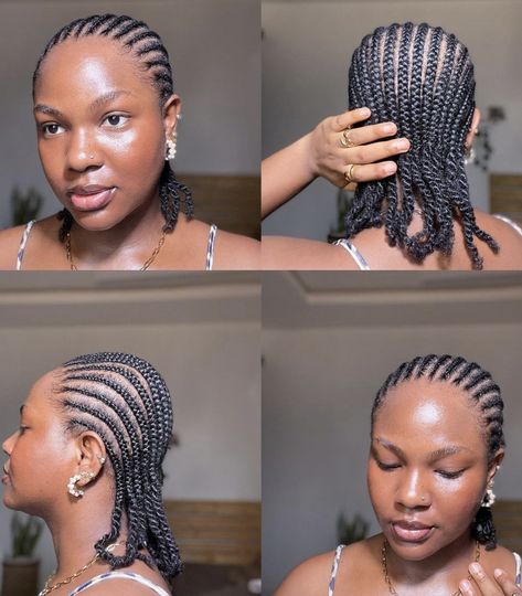 Perfect Space Buns, Cornrow Hairstyles For School, Cornrows Natural, Cornrows Natural Hair, Cornrows Braids For Black Women, Short Box Braids Hairstyles, Hairstyles For Natural Hair, Natural Hair Stylists, Protective Hairstyles For Natural Hair