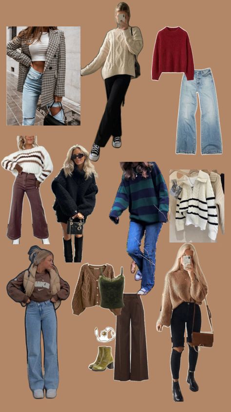 Aesthic Clothes, 30 Degree Weather Outfit, 40 Degree Weather Outfit, 50 Degree Weather Outfit, 70 Degree Weather Outfit, Autumn Outfit Ideas, 70 Degrees, Fall Clothes, Autumn Aesthetic