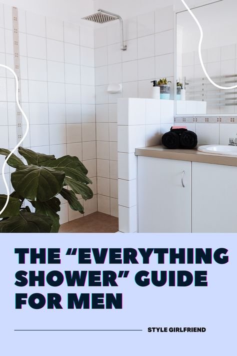 Tired of your same old shower routine? Get ready to spiff up your grooming game with a new men's shower routine. Whether you need some help with a men's grooming kit or tips to make your shower routine better, our guide has it all. Click here for your guide to the "everything shower"! Advice For Guys, Easy Skincare Routine, Hair Products For Men, Good Haircut, Easy Skincare, Guys Grooming, Man Shower, Men Skin Care Routine, Men Shower