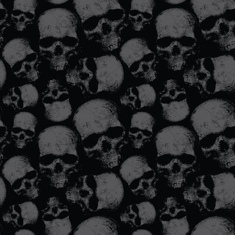 Vector image of seamless texture with sk... | Premium Vector #Freepik #vector #human-skull #skull-illustration #skull-head #skull-bones Skull Black Background, Skulls Background, Gfx Backgrounds, Head Skull, Skull Png, Skull Bones, Skull Illustration, Skull Pattern, Human Skull