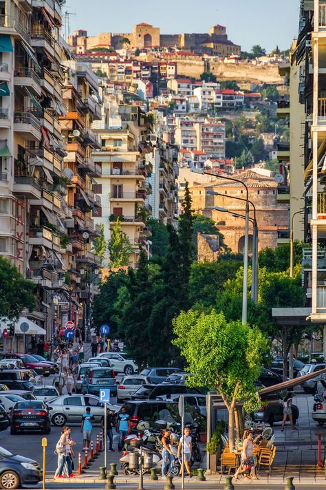 All things Europe — allthingseurope: Thessaloniki, Greece (by alastair... Growing Up Art, Georgia Core, Life In Greece, Greece Thessaloniki, Mykonos Beaches, Travel In Greece, Plane Tree, Greece Photography, Balkan Peninsula