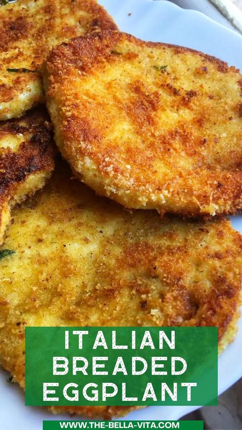 Italian Breaded Eggplant Baked Breaded Eggplant Recipes, Panko Crusted Eggplant, Breaded Eggplant Recipes Fried, Italian Eggplant Parmesan Baked, Recipe For Eggplant Parmesan, Eggplant Side Dishes Recipes, Recipes With Eggplant Easy, Eggplant Bread Crumbs, Eggplant Parmesan Recipes Easy