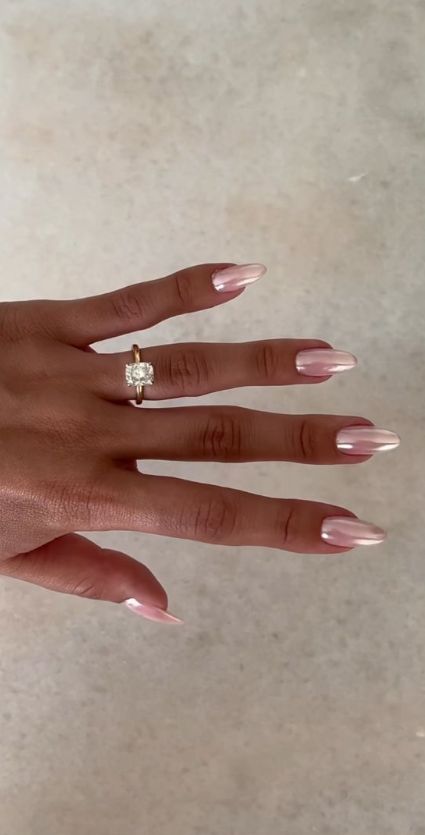 Summer Chrome Nails – Pink Chrome Nails - davidreed.co Chrome Nails Pink, Chrome Nails Summer, Nails Pink Chrome, Summer Chrome Nails, Acrylic Nails Chrome, Chrome Nail Ideas, Chrome Nail Designs, Pink Wedding Nails, Summer Nails Summer