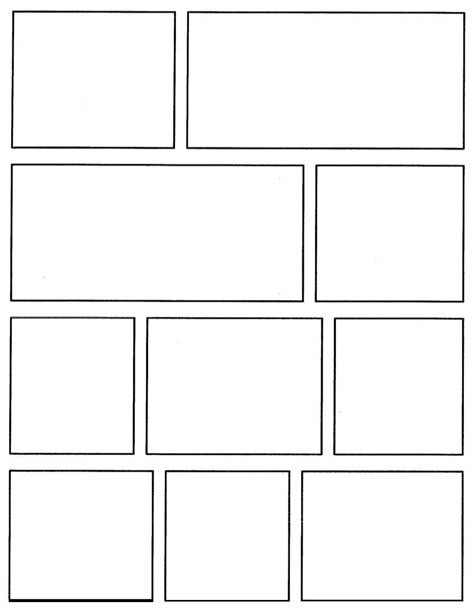 Blank Comic Strip Template, Novel Template, Picture Frame Template, Comic Strip Template, Comic Template, Cartoon Template, Comic Book Template, Comic Frame, Comic Book Layout