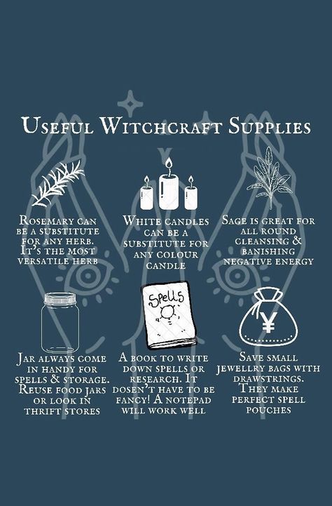 Spell Candles Witchcraft, Spell Ingredients Witchcraft, How To Cleanse Jars Witchcraft, Rosemary Spell Jar, Essential Crystals For Witches, How To Use Herbs In Witchcraft, Witchcraft Must Haves, Tools For Witchcraft, Witchcraft Sayings