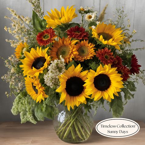 The Best Florist In Mansfield CT | Flower Delivery Mansfield CT – Found Florist Farm, LLC Sunflower Fall Centerpieces, Trendy Floral Arrangements, Fall Sunflower Arrangements, October Flower Arrangements, Sunflower Arrangements Vases, Sunflower Flower Arrangements, Fall Flower Arrangements Centerpieces, Fall Flowers Bouquet, Garden Sunflowers