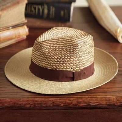 Best Hats For Men, Panama Hat Men, Mens Straw Hats, Mens Dress Hats, Hat With Ribbon, Straw Panama Hat, Mens Hats Fashion, Straw Fedora Hat, Mens Hats