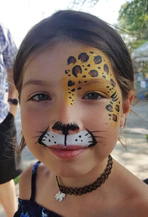 Easy Face Painting Designs, Animal Face Paintings, Festival Face Paint, Kids Face Painting, Girl Face Painting, Face Painting Tutorials, Festival Face, Face Painting Easy, Kids Face Paint