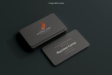 Black Business Card Mockup, Round Business Cards, Embossed Business Cards, Foil Business Cards, Square Business Cards, Stylish Business Cards, Business Card Mockup, Professional Graphic Design, Black Business Card