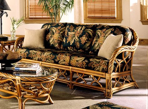 Rattan Couch, Indoor Rattan Furniture, Indoor Wicker Furniture, Rattan Furniture Living Room, Resin Wicker Patio Furniture, Tropical Furniture, Rattan Loveseat, Pub Furniture, Sunroom Furniture