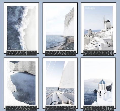 Coastal Id Codes Bloxburg, Aesthetic Photo Codes Bloxburg, Bloxburg Decals Calender 2023, Bloxburg Costal Codes Pictures, Bloxburg Ocean Picture Codes, Office Codes For Berry Ave, Berry Avenue Codes Pictures Coastal, Coastal Color Scheme Bloxburg, Bloxburg Extiror House