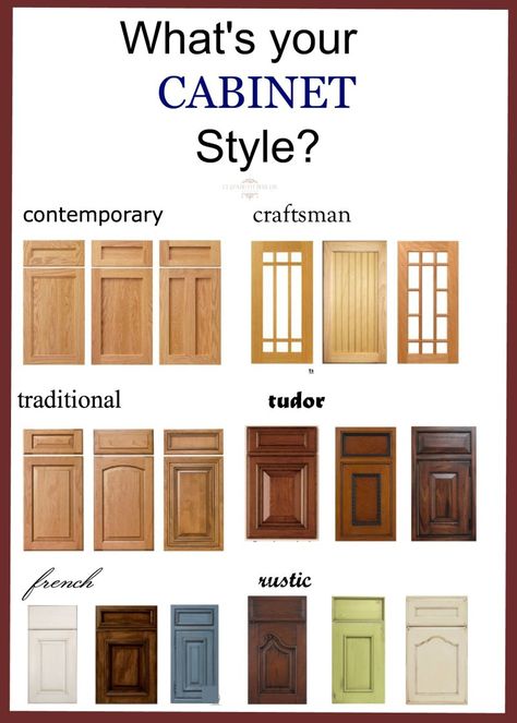 bathroom + kitchen cabinet door styles - Kitchen Cabinet Styles Design Trends, Cabinet Fronts Styles, Different Cabinet Styles, Types Of Cabinet Doors, Kitchen Door Styles, Kitchen Cabinet Door Styles, Cabinet Door Style, Kitchen Updates, Cabinet Door Styles