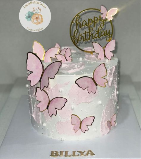 Butterfly cake, birthday cake pink Cake Ideas For Girls 12th Birthday, Cakes For 12 Year Girl, Cake For 11 Year Girl, Birthday Cake Ideas For 11 Year Girl, Birthday Ideas For 11 Year Girl, Birthday Cake For 11yrs Old Girl, Cakes For 11th Birthday Girl, Birthday Cake For Papa, Bas Mitzvah