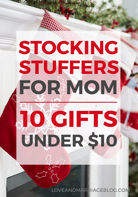 The perfect stocking stuffers for mom - all under $10. Stocking Stuffers For Mom, Craft Christmas Gifts, Diy Stocking Stuffers, Cozy Gifts, Diy Stockings, Study Timetable, Stocking Stuffers For Women, Student Christmas Gifts, Stocking Stuffer Ideas