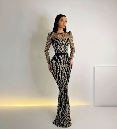 Black Dinner Dresses Classy Elegant Long, Black Mermaid Prom Dress, Robes Glamour, Soiree Dress, Mermaid Prom Dress, Black Mermaid, Long Sleeve Prom, Braut Make-up, Prom Dresses Online