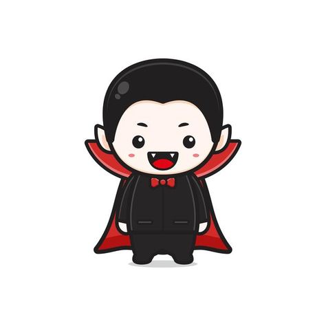 Cartoon Halloween Characters, Cute Vampire Drawing, Gingerbread Man Drawing, Halloween Cartoon Characters, Dracula Cartoon, Cute Dracula, Cute Halloween Characters, Vampire Drawing, Cartoon Vampire