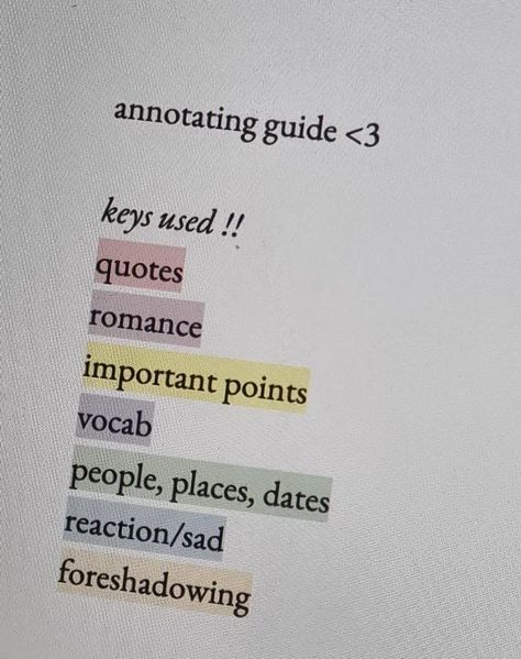 Annotating Books Key Classic, Reading Notes Ideas, Self Help Book Annotation, Take Notes In Books, Textbook Annotation Aesthetic, Book Highlight Key, Annotating Books For Beginners, Annotating Romance Books, Annotating School Books