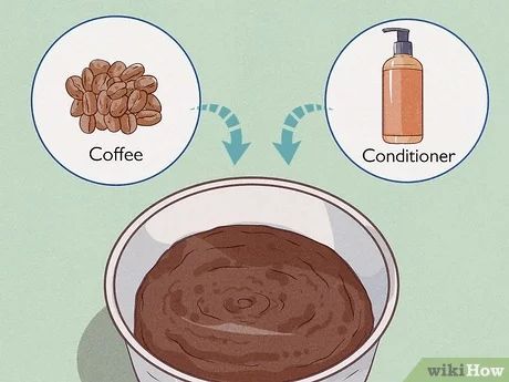 Shampoo With Coffee, Diy Brown Hair Dye At Home, Coffee Hair Dye Recipe, Hair Tint Ideas, Dye Hair With Coffee, Hair Color At Home Tips, Natural Hair Colors To Dye Your Hair, Coffee For Hair, Homemade Hair Color