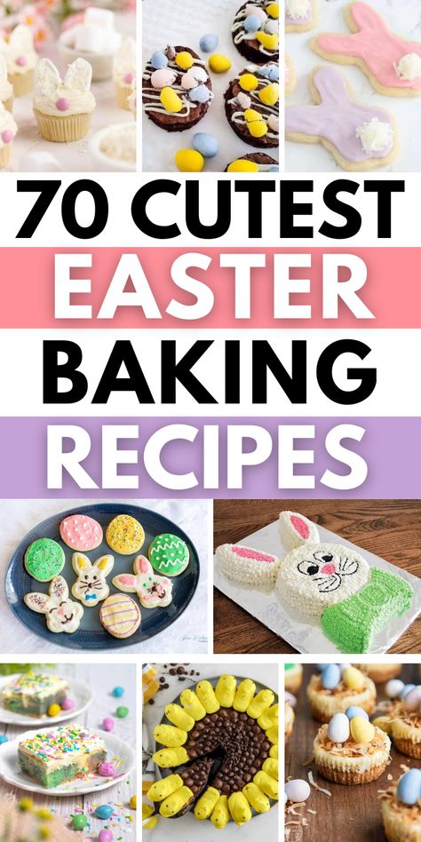 easter recipes dessert easy Simple Easter Desserts No Bake, Dessert Recipes For Easter Simple, Healthy Easter Desserts Ideas Easy, Cakes For Easter Spring Dessert Recipes, Easy Canned Pumpkin Recipes, Easy Easter Desserts With Peeps, Easy Easter Baking, Easy Easter Snacks, Fun Holiday Desserts