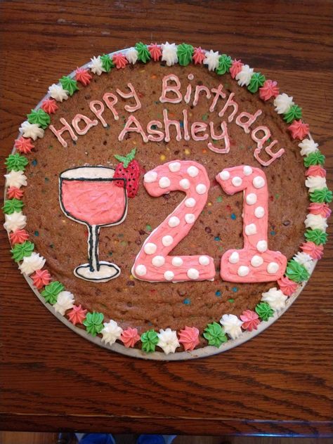 21st Cookie Cake Ideas, 21st Birthday Cookie Cake Ideas, Cookie Cake 21st Birthday, 21 First Birthday Cake, 21 Cookie Cake, 40th Birthday Cookie Cake, 21st Cookie Cake, 18th Birthday Cookie Cake, 30th Birthday Cookie Cake