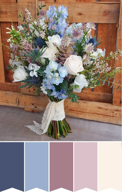 Periwinkle Wedding, Early Spring Wedding, Wedding Ambiance, Wedding Color Pallet, Spring Wedding Bouquet, Summer Wedding Bouquets, March Wedding, Beautiful Wedding Flowers, Spring Wedding Colors