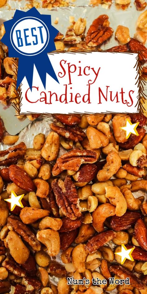 Roasted Nuts Recipe Sweet And Spicy, Pepper Nuts Recipe, Spicy Roasted Nuts Recipe, Sweet Spiced Nuts Recipe, Candied Spiced Nuts Recipe, Spiced Nuts Recipe Holidays Savory, Sweet And Spicy Nuts Recipe Pioneer Woman, Sweet Spicy Nuts Recipe, Spicy Nuts And Bolts Recipe Best