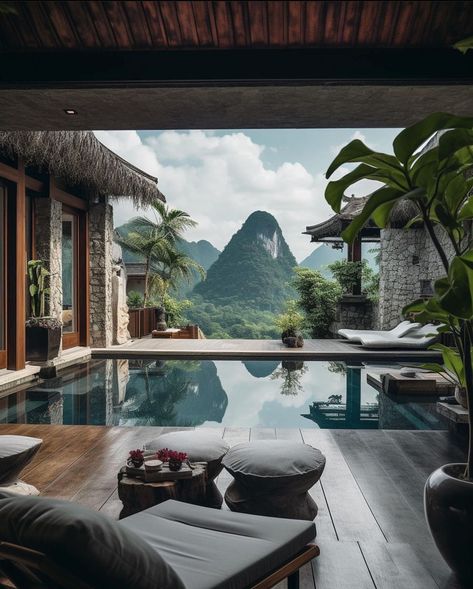 private swimming pool bali dream home Bali House, Dream House Exterior, House Architecture Design, House Goals, Villa Design, Architectural Inspiration, Dream Home Design, Luxury House, Future House