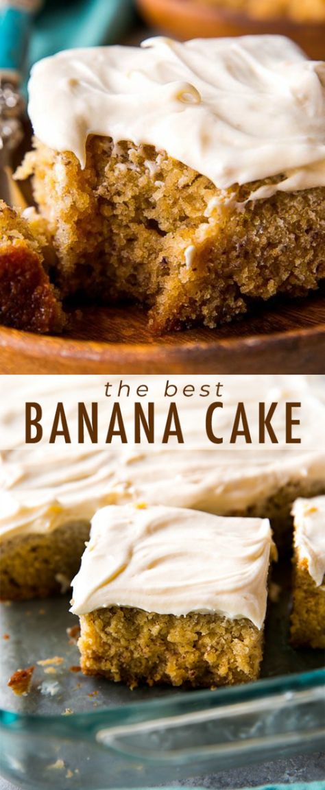 The Best Banana Cake, Best Banana Cake, Cake Banana, Banana Cake Recipe, Delectable Desserts, Oreo Dessert, Cinnamon Flavor, With Cream Cheese Frosting, Kue Ulang Tahun