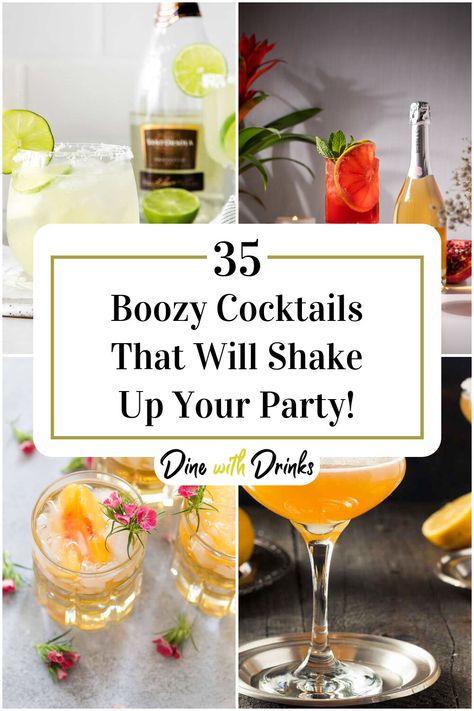 Collage of 4 boozy cocktails. Bourbon Mixed Drinks, Boozy Drinks, Whiskey Drinks, Have A Good Time, Drink Up, Mixology, Mixed Drinks, Good Time, Happy Hour