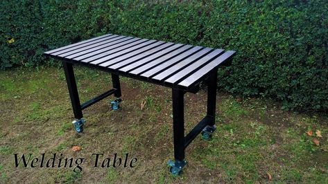 Diy Welding Table, Welding Bench, Welding Projects Ideas, Welding Table Diy, Aluminum Welding, Welding Tables, Welding Ideas, Welding Jobs, Welding And Fabrication