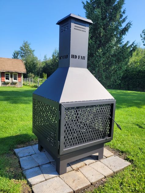 Diy Wood Stove, Welding Art Projects, Cnc Plasma, Welding Art, Outdoor Fire, Outdoor Fireplace, Wood Stove, Diy Wood, Patio Deck