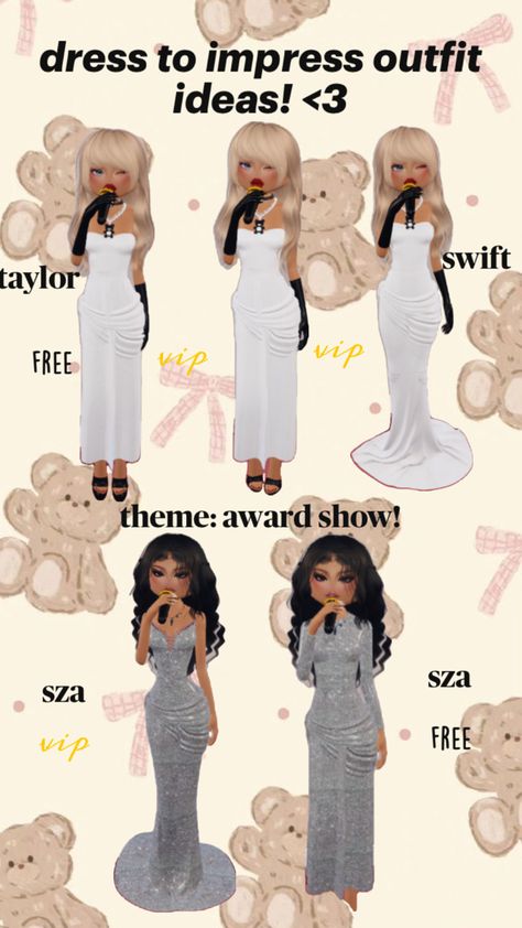 theme: award show! (vip and free!) East Coast Summer Outfits, Summer Outfits Instagram, Put Together Outfits, Villain Dresses, East Coast Summer, Fancy Dress Code, Vip Dress, Award Show Dresses, Happy Dresses