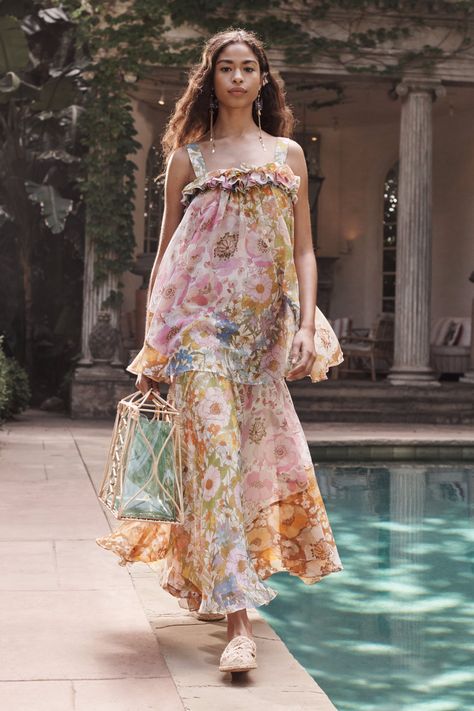 Zimmermann Resort 2020 Collection - Vogue Zimmermann Resort, Miranda Priestly, Spring Lookbook, Flowy Floral Dress, Patrick Demarchelier, Resort 2020, 2020 Fashion Trends, Men Spring, Vogue Australia