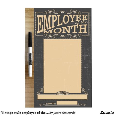 Employee Of The Month Certificate Design, Employee Of The Month Board, Employee Of The Month Board Ideas, Incentives For Employees, Recognition Plaques, Employee Onboarding, Staff Appreciation Week, Employee Recognition, Certificate Design